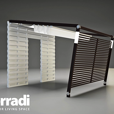 Innovative Move: Corradi Pergola 3D model image 1 