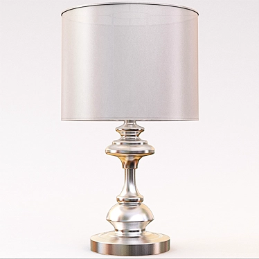 Rebecca Brushed Steel Table Lamp 3D model image 1 