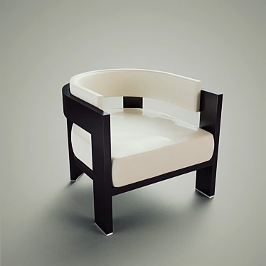 Artistic Minotti Armchair 3D model image 1 