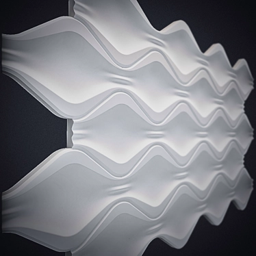 Gypsum 3D panel for walls