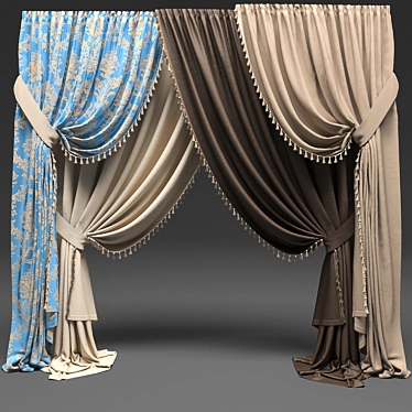 Elegant Drapes for Any Room 3D model image 1 