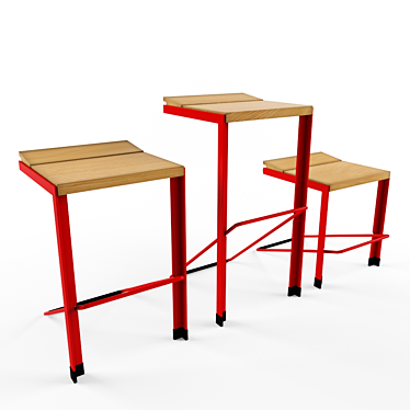 Modern Bar Stools for Any Space 3D model image 1 