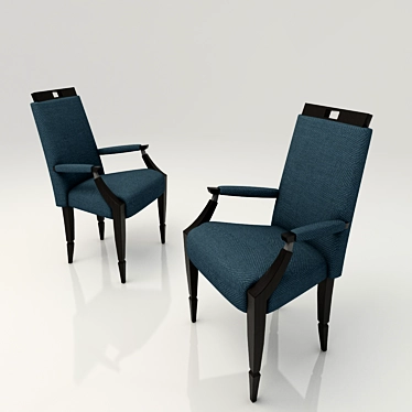 Washington Armchair: Italian Design 3D model image 1 