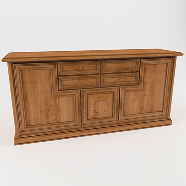 Komod Stradivari - Elegant and Functional 3D model image 1 