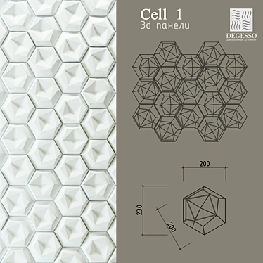 3D Panels Degesso (Cell_1)