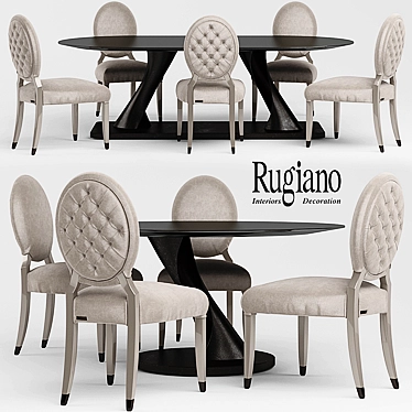 Elegant Rugiano Rea, Zoe, Cathy 3D model image 1 