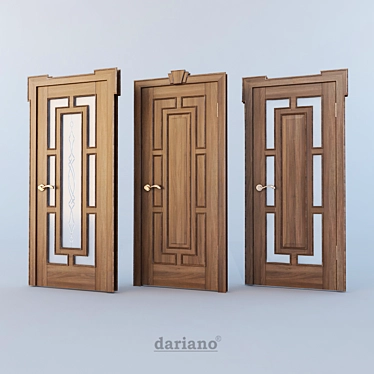 Dariano Baron: Exquisite Doors for Elegance 3D model image 1 
