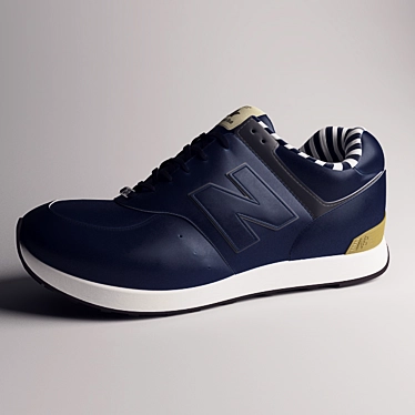 New Balance 576 "The Royal Pub 3D model image 1 