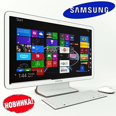 Samsung ATIV One7 2014: Sleek All-in-One 3D model image 1 