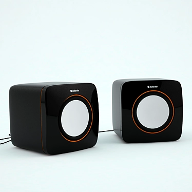 Title: Defender USB Speakers 3D model image 1 