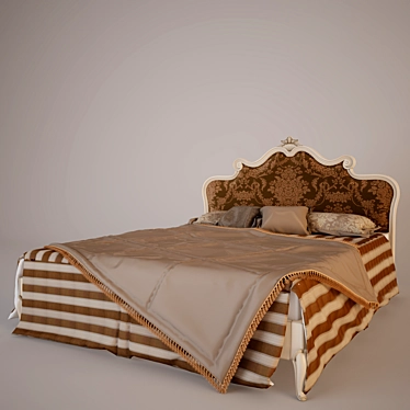BRAHMS Bed by Angelo Cappellini 3D model image 1 
