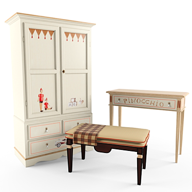 Elegant Vittorio Grifoni Furniture 3D model image 1 