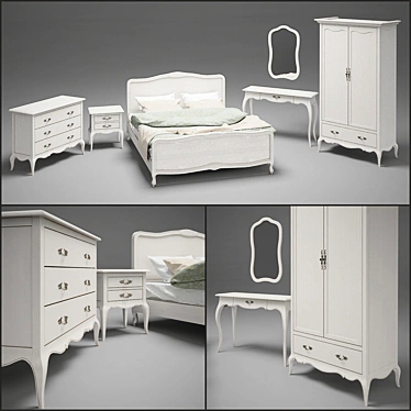 Dreamscape: Complete Bedroom Set 3D model image 1 