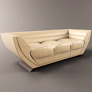 Glamorous Tiberio d 3-Seater Sofa 3D model image 1 