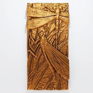 Golden Polyurethane Gaudi Decor 3D model image 1 