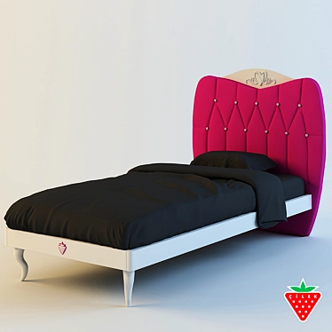 Glamorous Gemstone M Bed 3D model image 1 