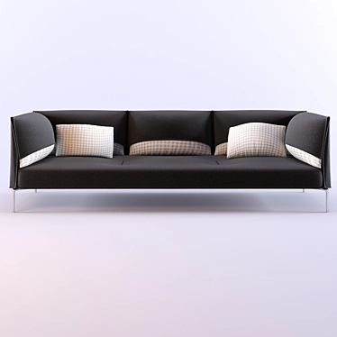 Undercover Sofa: Stylish, Comfy, and Versatile 3D model image 1 