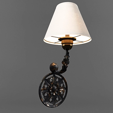 BLANC D'IVOIRE Mila Wall Sconce 3D model image 1 