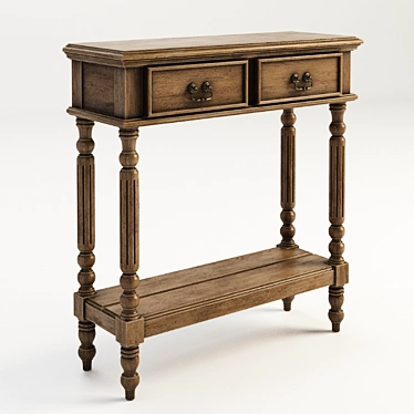 Gramercy Morris Small Console Table 3D model image 1 
