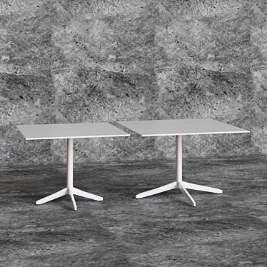 Modern Square Tables - Plank MISTER X 3D model image 1 