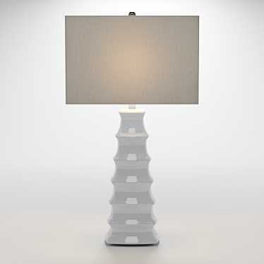 Cyan Design Emily Lamp - Chic and Sleek 3D model image 1 