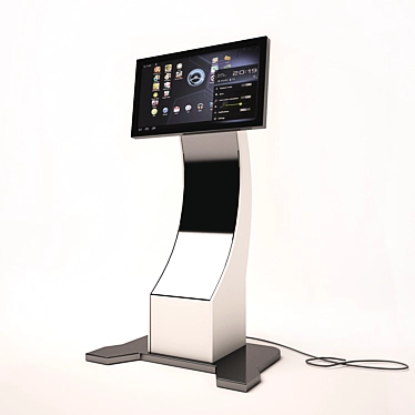 Digital Interactive Kiosk 3D model image 1 