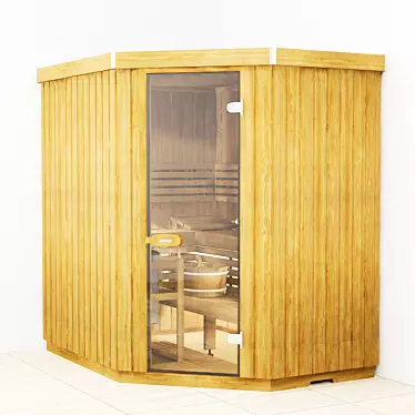 Harvia Variant Sauna: Pure Relaxation 3D model image 1 