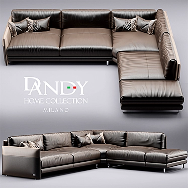 Luxury Comfort Sofa 3D model image 1 