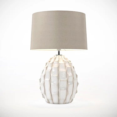 Elegant Ivory Bayern Table Lamp 3D model image 1 