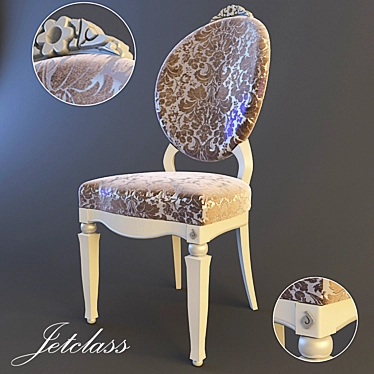 Jetclass Capri Chair: Sleek and Stylish Seating 3D model image 1 