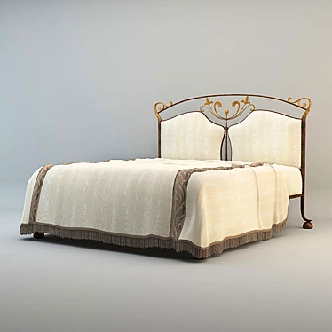 BOVA Tosca Bed 3D model image 1 
