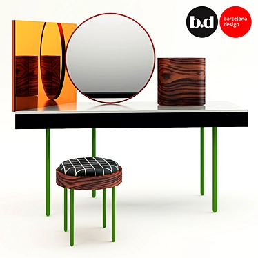 Chandlo BD Barcelona Dressing Table 3D model image 1 