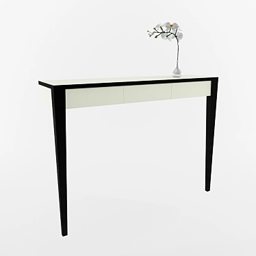 Sleek Kenner 1 Console Table 3D model image 1 