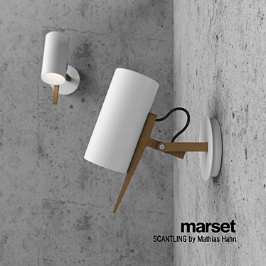 MARSET Scantling Wall: Elegant and Versatile Lighting 3D model image 1 