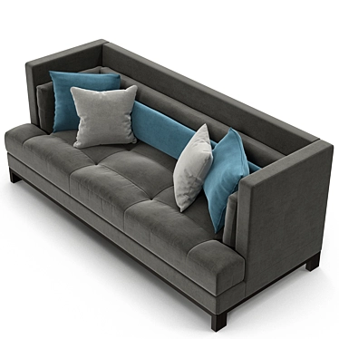 Troscan Dunne Daybed: Sleek & Stylish Comfort 3D model image 1 