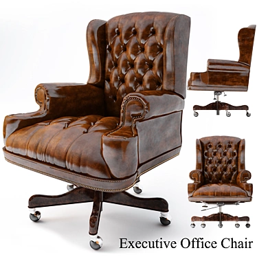 Thomasville Executive Office Chair 3D model image 1 