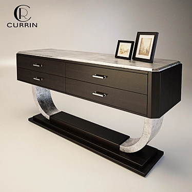 Elegant CR Currin Console 3D model image 1 