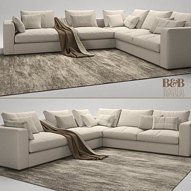 MAXALTO B&B Italia Omnia Sofa 3D model image 1 