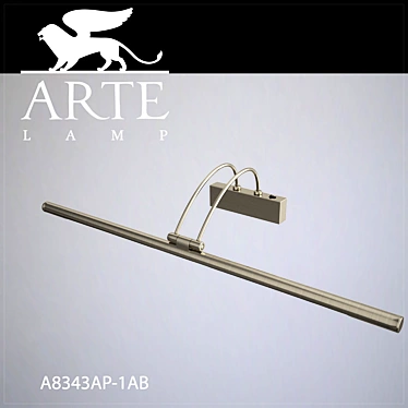 Elegant Bronze Sconce: Arte Lamp 3D model image 1 