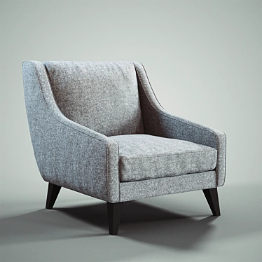 Elegant Lucy Chair: Stylish & Compact 3D model image 1 