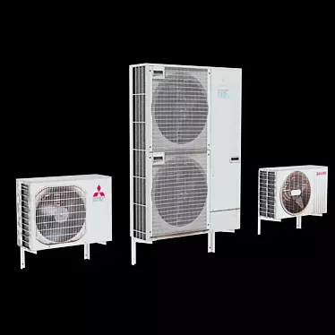 Ultimate Outdoor AC Units+ 3D model image 1 