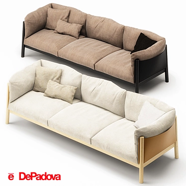 Yak Sofa: Modern Elegance for Your Home 3D model image 1 