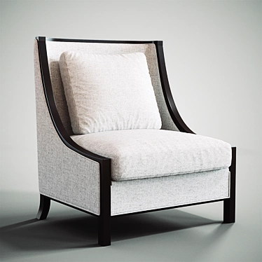 Sleek Sunpan Occasional Chair 3D model image 1 