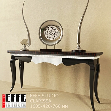 Elegant "CLARISSA" Console 3D model image 1 