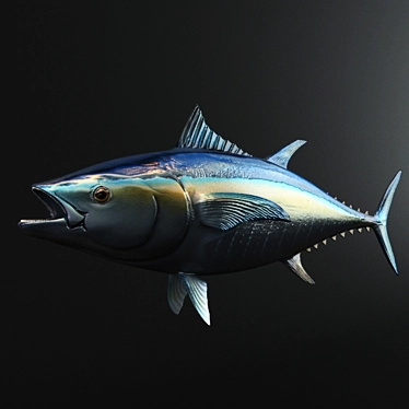 3D Tuna Fish Model 3D model image 1 