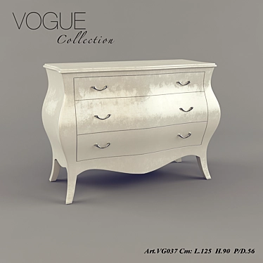 Santarossa Vogue: Stylish Comod 3D model image 1 