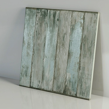 Title: Vintage Boards with Weathered Texture 3D model image 1 