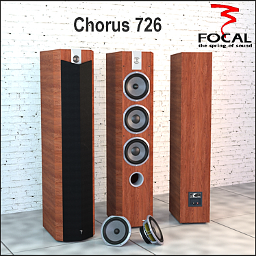 Elevate Your Audio Experience with Focal Chorus 726 3D model image 1 