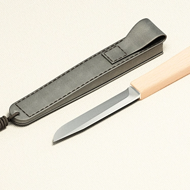  Handmade Sharp Knife 3D model image 1 