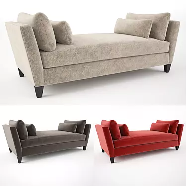 Marlowe Daybed Sofa: Stylish and Comfortable 3D model image 1 